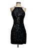 Express 100% Polyester Stars Black Cocktail Dress Size XS - photo 1
