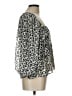 Express 100% Polyester Ivory 3/4 Sleeve Blouse Size L - photo 4
