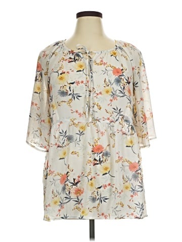 Suzanne Betro Short Sleeve Blouse (view 1)