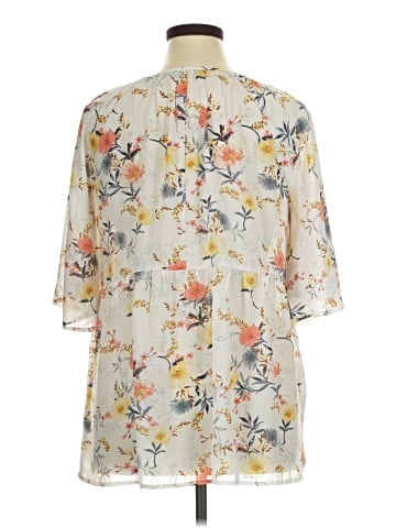Suzanne Betro Short Sleeve Blouse (view 2)