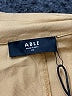 ABLE 100% Tencel Tan Trenchcoat Size XXS - photo 7