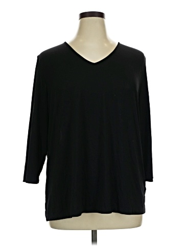 Bob Mackie 3/4 Sleeve Top (view 1)