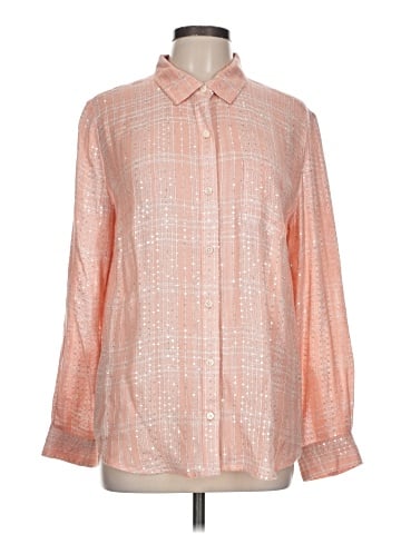 Style&Co Long Sleeve Button-Down Shirt (view 1)