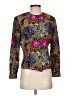 Tess 100% Silk Brown Long Sleeve Silk Top Size 4 - photo 1