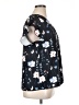 Unbranded Floral Black Short Sleeve Blouse Size 1X - photo 4