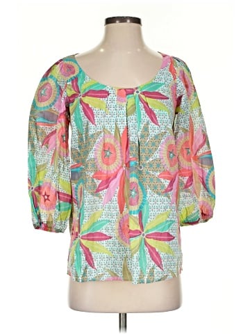 Chaudry 3/4 Sleeve Blouse (view 1)