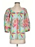 Chaudry Green 3/4 Sleeve Blouse Size S - photo 1