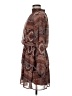 Lulus 100% Polyester Paisley Brown Casual Dress Size M - photo 5