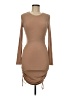 Sundae Muse Solid Tan Cocktail Dress Size 8 - photo 1
