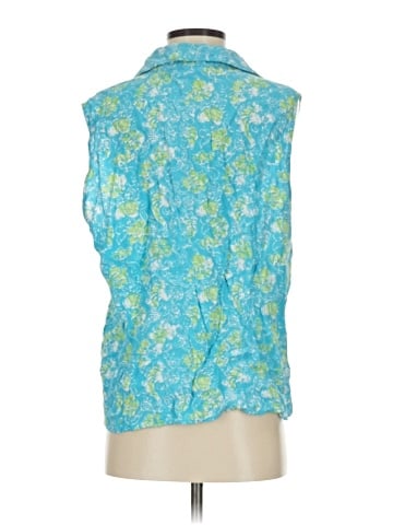 DressBarn Sleeveless Button-Down Shirt (view 2)