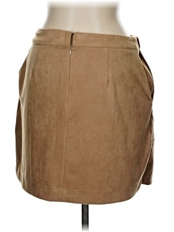 Banana Republic Faux Leather Skirt (view 2)