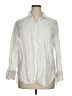 Zara Ivory 3/4 Sleeve Button-Down Shirt Size XL - photo 1