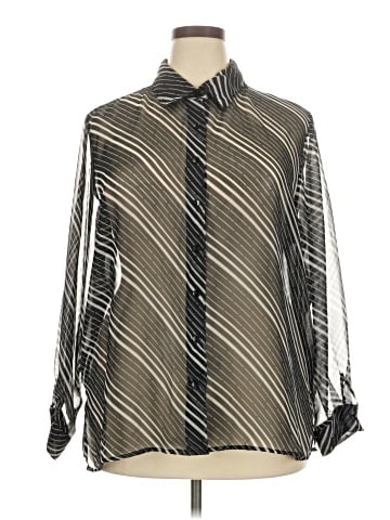 Impressions Long Sleeve Blouse (view 1)