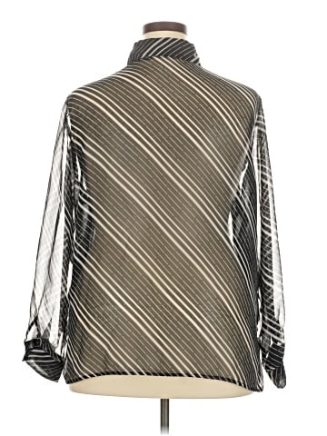 Impressions Long Sleeve Blouse (view 2)