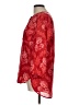 Akemi + Kin 100% Viscose Red 3/4 Sleeve Blouse Size L - photo 5