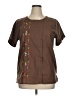 Assorted Brands Brown Short Sleeve Blouse Size 5X (estimated) - photo 1