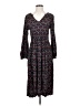Hinge 100% Rayon Paisley Black Casual Dress Size S - photo 1
