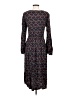 Hinge 100% Rayon Paisley Black Casual Dress Size S - photo 2