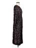 Hinge 100% Rayon Paisley Black Casual Dress Size S - photo 4