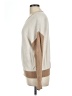 Express Color Block Tan Pullover Sweater Size L - photo 5