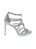 MICHAEL Michael Kors Metallic Silver Sandals Size 8 - photo 1