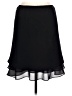 Michele 100% Polyester Solid Black Formal Skirt Size L (petite) - photo 1