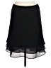 Michele 100% Polyester Solid Black Formal Skirt Size L (petite) - photo 2