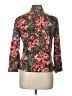 Assorted Brands Floral Red 3/4 Sleeve Blouse Size L (estimated) - photo 2