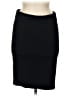 Ann Taylor LOFT Solid Black Casual Skirt Size M - photo 1