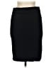 Ann Taylor LOFT Solid Black Casual Skirt Size M - photo 2