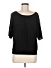 Ann Taylor LOFT Black 3/4 Sleeve Top Size M - photo 1