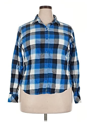 Riders by Lee Long Sleeve Button-Down Shirt (view 1)