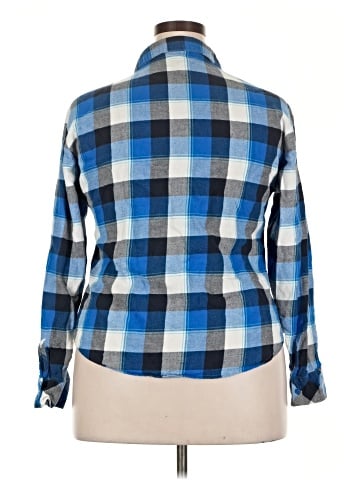 Riders by Lee Long Sleeve Button-Down Shirt (view 2)