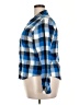 Riders by Lee 100% Cotton Plaid Blue Long Sleeve Button-Down Shirt Size XL - photo 5