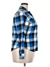 Riders by Lee 100% Cotton Plaid Blue Long Sleeve Button-Down Shirt Size XL - photo 4