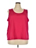 Dennis by Dennis Basso Pink Sleeveless Blouse Size 3X - photo 1
