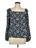 Ann Taylor LOFT Outlet 100% Rayon Blue Long Sleeve Blouse Size XL - photo 1