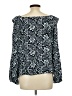 Ann Taylor LOFT Outlet 100% Rayon Blue Long Sleeve Blouse Size XL - photo 2