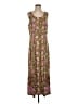 J.Jill Paisley Brown Casual Dress Size S - photo 1