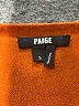 Paige Solid Orange Pullover Sweater Size S - photo 7