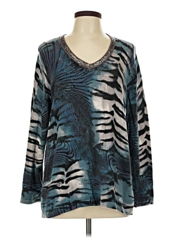Dana Buchman Long Sleeve Blouse (view 1)