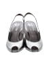 Donald J Pliner Metallic Silver Heels Size 9 - photo 2