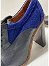 Chloé Color Block Blue Black Heels Size EU 39 - photo 7