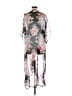 Mudd 100% Polyester Black Pink Kimono Size L - photo 2