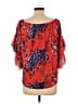 Unbranded Red Short Sleeve Blouse Size L - photo 2