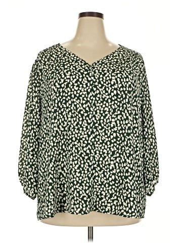 Molly & Isadora 3/4 Sleeve Blouse (view 1)