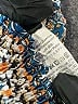 Shein 100% Polyester Print Blue Casual Pants Size 4 - photo 8