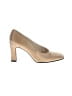 Stuart Weitzman Gold Tan Heels Size 9 - photo 1