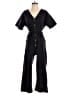 ASOS 100% Cotton Solid Black Gray Jumpsuit Size 2 - photo 1