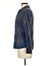 WHITE SIERRA 100% Cotton Plaid Blue Long Sleeve Button-Down Shirt Size M - photo 5